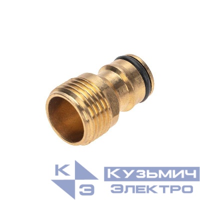 Адаптер латунный 1/2дюйм внешняя резьба ЧЕТЫРЕ СЕЗОНА 62-0276