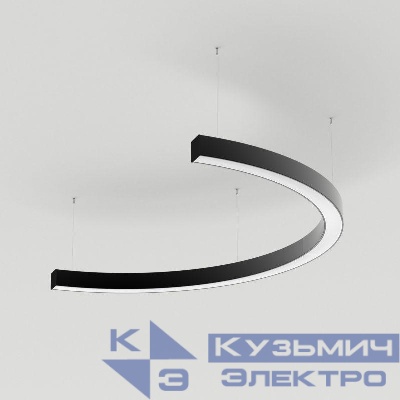 Светильник SP-LINE-HANG-ARC-C3535-D800-34W Warm3000 (BLACK 230В) металл Arlight 034016(1)