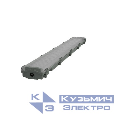 Светильник Lite G13 IP65 665х85х55мм ДСП линейный для LED ламп 2х600мм GAUSS 909437260