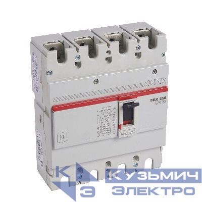 Выключатель автоматический 4п 125А 18кА DRX250 термомагнитн. расцеп. Leg 027106
