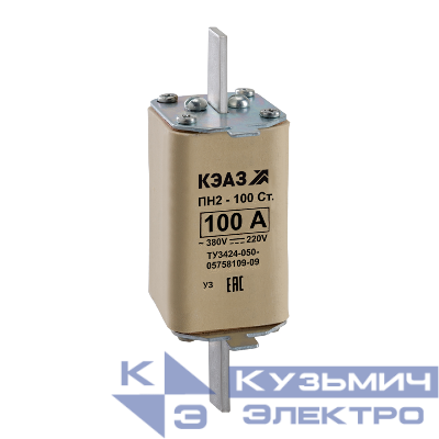 Вставка плавкая ПН2 100 С 63А У3 КЭАЗ 120112