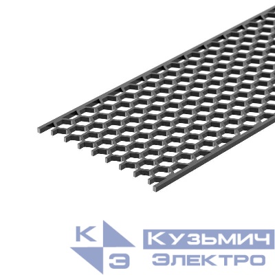 Решетка антибликовая LINE-5075-HONEYCOMB BLACK пластик (комплект) Arlight 044883