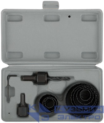 Пила круговая набор 8шт (19; 22; 28; 32; 38; 44; 51; 64мм) в кейсе MOS 36732М