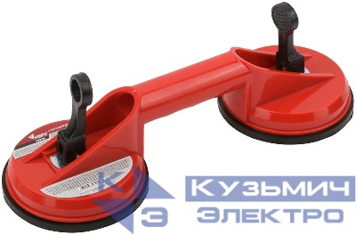 Стеклодомкрат двойной грузоподъемность 80кг пластик. корпус КУРС 16948