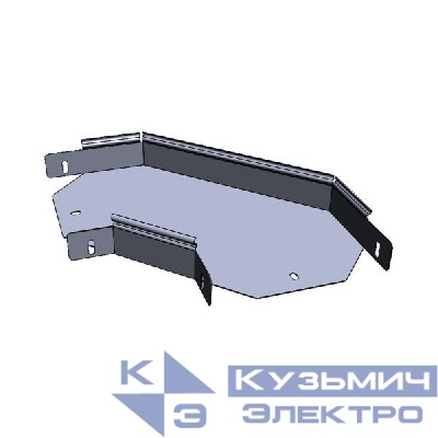Угол для лотка горизонт. 90град. 80х100 плоский EKF g9080100-FL
