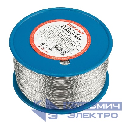 Проволока упаковочная в ПВХ прозр. (бухта 250м) Rexant 09-0103