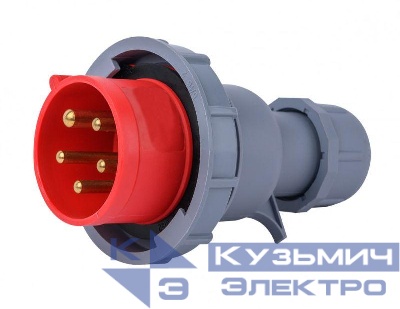 Вилка переносная 3Р+РЕ+N 16А 380В IP67 ВП-103 DEKraft 26114DEK