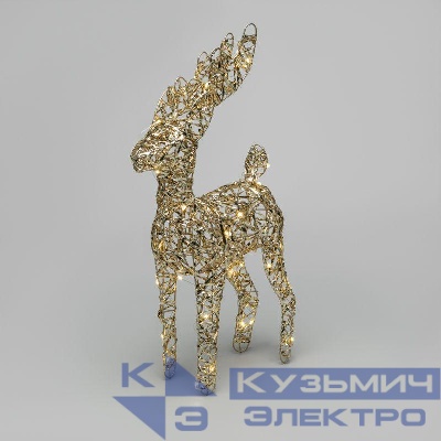 Фигура светодиодная "Олень" 37см тепл. бел. 3хAA (не в комплекте) Neon-Night 503-227