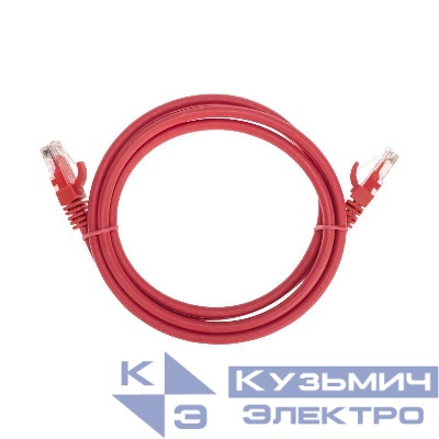 Патч-корд U/UTP CAT 6 RJ45-RJ45 26AWG LSZH красн. 1.5м Rexant 02-0293-105