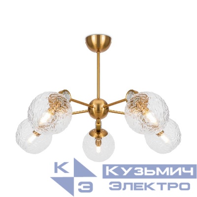 Светильник Mellow 40Вт E14х5 IP20 подвесной Freya FR5264PL-05BS