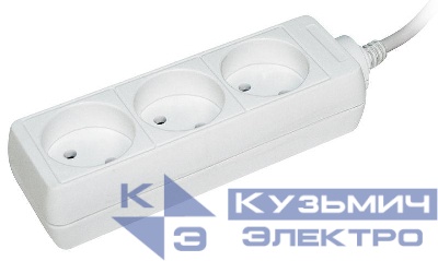 Удлинитель 3х5м без заземл. 10А IP20 У3 2P 250В 2х0.75 IEK WYP10-06-03-05-N