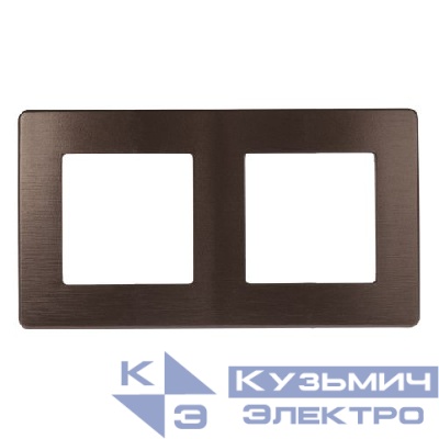 Рамка 2-м 12-5102-13 сатин бронза Эра Б0052516