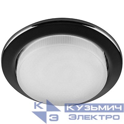 Светильник DL53 20Вт 230В GX53 потолочн. встраив. без лампы черн. хром FERON 28947