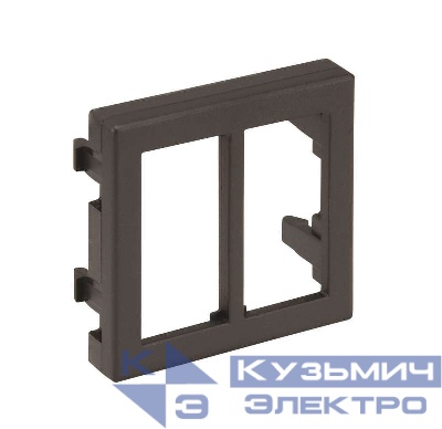 Адаптер для 2 разъемов CR0001 CR0002 45х45мм бел. Simon Connect KB18-9