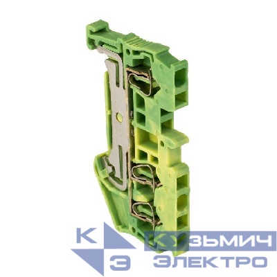 Колодка клеммная JXB-ST-2.5 3 вывода земля пружинная PROxima EKF plc-jxb-st-2.5-3-pen