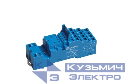 Розетка для реле 55.32 55.34 таймера 85.02 с метал. клипсой FINDER 9454SMA