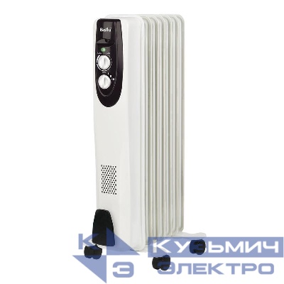 Радиатор масляный 7 секц. 1500Вт BOH/CL-07WRN/BOH/CM/CL-07WRN Ballu НС-1050876