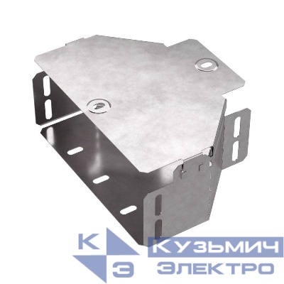 Переходник для лотка симметричный 200х100х80 с крышкой Стандарт Промрукав PR16.0473