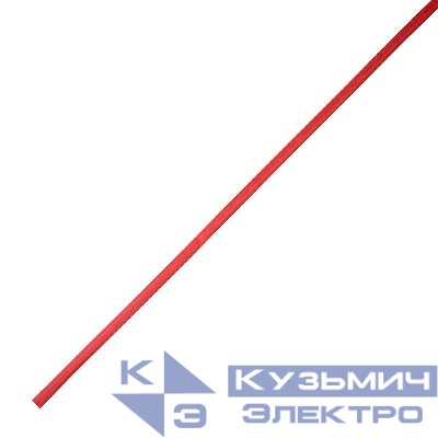 Трубка термоусадочная двустенная клеевая 12/4 (3:1) красн. 1м Rexant 26-1204