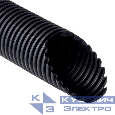 Труба гофрированная одностенная ПНД дренажная d63/52мм (уп.50м) Ruvinil Т1-ДР0-063(50)