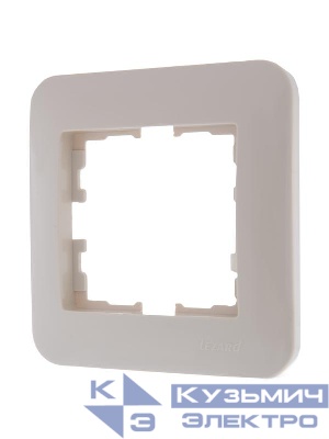 Рамка 1-м Karina Life горизонт. крем. LEZARD 708-0300-146