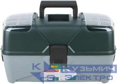 Ящик для инструмента раздвижной пластиковый с 3-мя кантилеверами отделениями 18дюйм ( 465х230х250мм ) FIT 65675