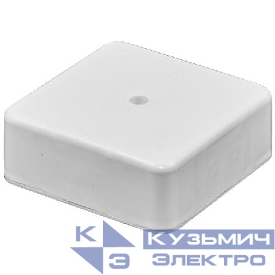 Коробка распаячная 75х75х28мм для кабель-канала бел. Урал Пак КР-513190075-056