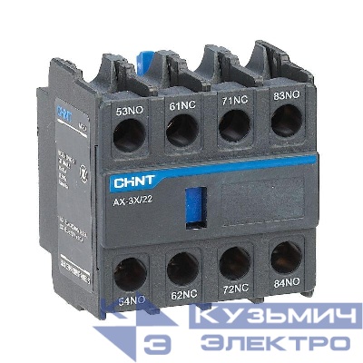 Приставка доп. контакты AX-3X/31 к контактору NXC-06~630 (R) CHINT 938252