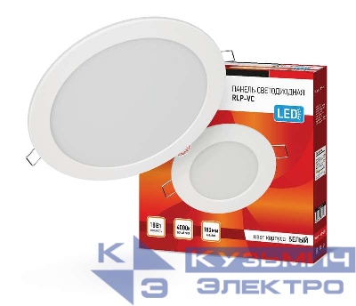 Светильник светодиодный RLP-VC 18Вт 4000К IP40 1440лм 230В 185мм круглый встраив. панель бел. (аналог Downlight) IN HOME 4690612023373