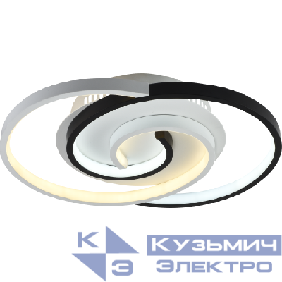 Светильник светодиодный Abby 6101-101 57Вт 3900К-4400К потолочн. модерн с пультом Rivoli Б0059007