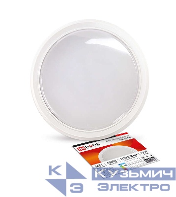 Светильник светодиодный СПБ-2-КРУГ 14Вт 4000К 1100лм 230В 210мм бел. IN HOME 4690612020648