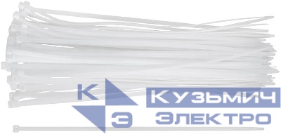 Хомут для проводов 7.6х400мм нейлон. (уп.100шт) MOS 60260М