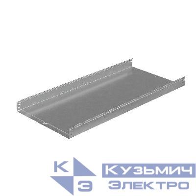 Лоток листовой неперфорированный 600х80 L3000 сталь 1.2мм "БЫСТРЫЙ МОНТАЖ ПЛЮС" LNplus80-600-1.2-3000 оцинк. КМ PL0355