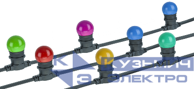 Гирлянда "Белт Лайт" 93 661 NGF-001-01 10 5м E27 черн. Navigator 93661