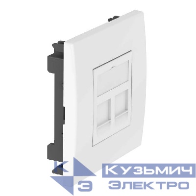 Адаптер для монтажа 2 модулей RJ45 типа "RM" OBO 6119490