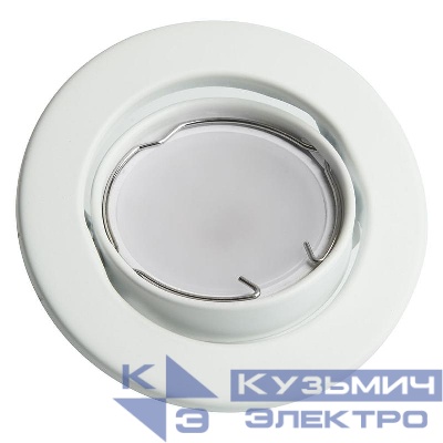 Светильник DL11 50Вт G5.3 MR16 потолочн. встраив. бел. матов. FERON 48465