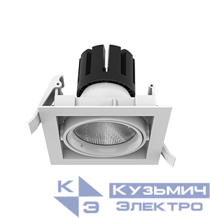 Светильник светодиодный DL-TETRIS 165х165х140 40Вт 4000К IP20 35град. поворотный VARTON V1-R0-00424-10000-2004040