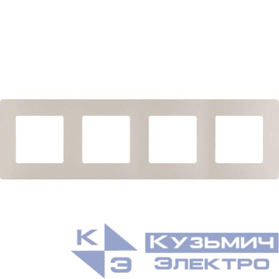 Рамка 4-м Etika сл. кость IEK 672514