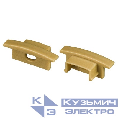 Заглушка LINE-2308-F GOLD с отверстием пластик Arlight 039999