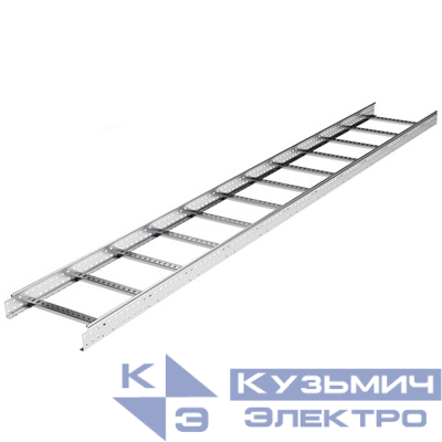 Лоток лестничный 50х100 L3000 сталь цинк-ламель DKC LL5010ZL