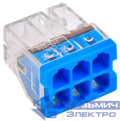 Клемма строительно-монтажная СМК 772-206 (уп.4шт) IEK UKZ30-206-004