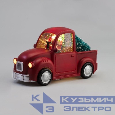 Светильник декоративный "Машина" с подсветкой и конфетти питание от USB Neon-Night 501-169