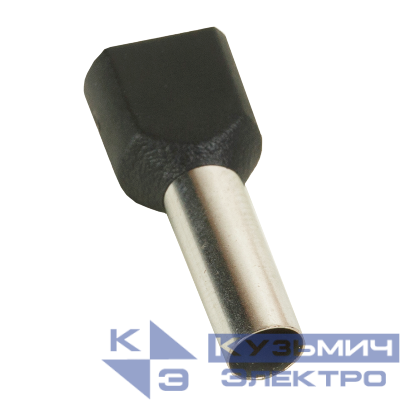 Наконечник штыревой втулочный под два провода НШвИ2 OptiKit T-Shv2-PVC- 6.0-14 (уп.100шт) КЭАЗ 278052