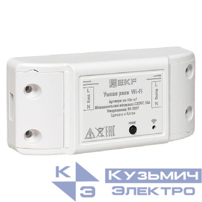 Реле Умное 10А Wi-FI Connect EKF ss-10a-wf