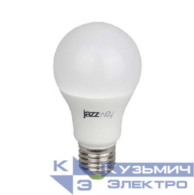 Лампа светодиодная PPG A60 Agro 9Вт A60 грушевидная матовая E27 IP20 для растений красн./син. спектр frost JazzWay 5002395
