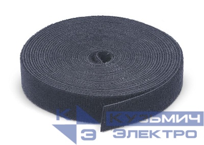 Лента-липучка ROL-5х16-BK 16х5000мм черн. (рулон) Cabeus 9376c