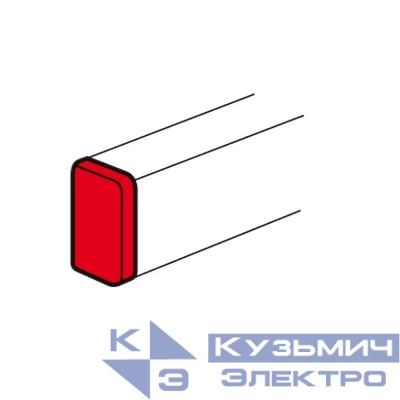 Заглушка торцевая для односекционных кабель-каналов DLP 35х105 Leg 010701