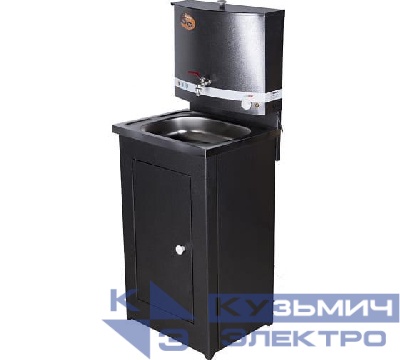 Умывальник дачный ЛЮКС с подогревом нерж. мойка серебр. Вихрь 74/4/3