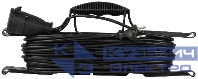 Удлинитель-шнур на рамке 1х30м без заземл. ПВС 2х0.75 GREEN LINE FR-6-30m Эра Б0065136