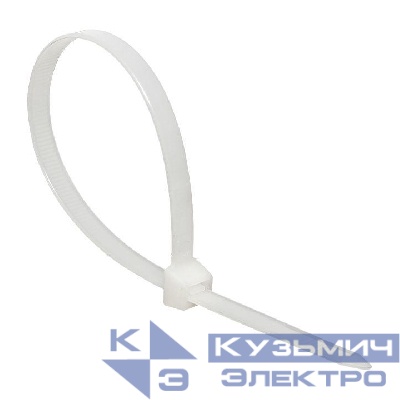 Хомут P6.6 4.8х380 FlexLock стандартный бел. (уп.100шт) PROxima EKF plc-fl-ctsw-4.8x380